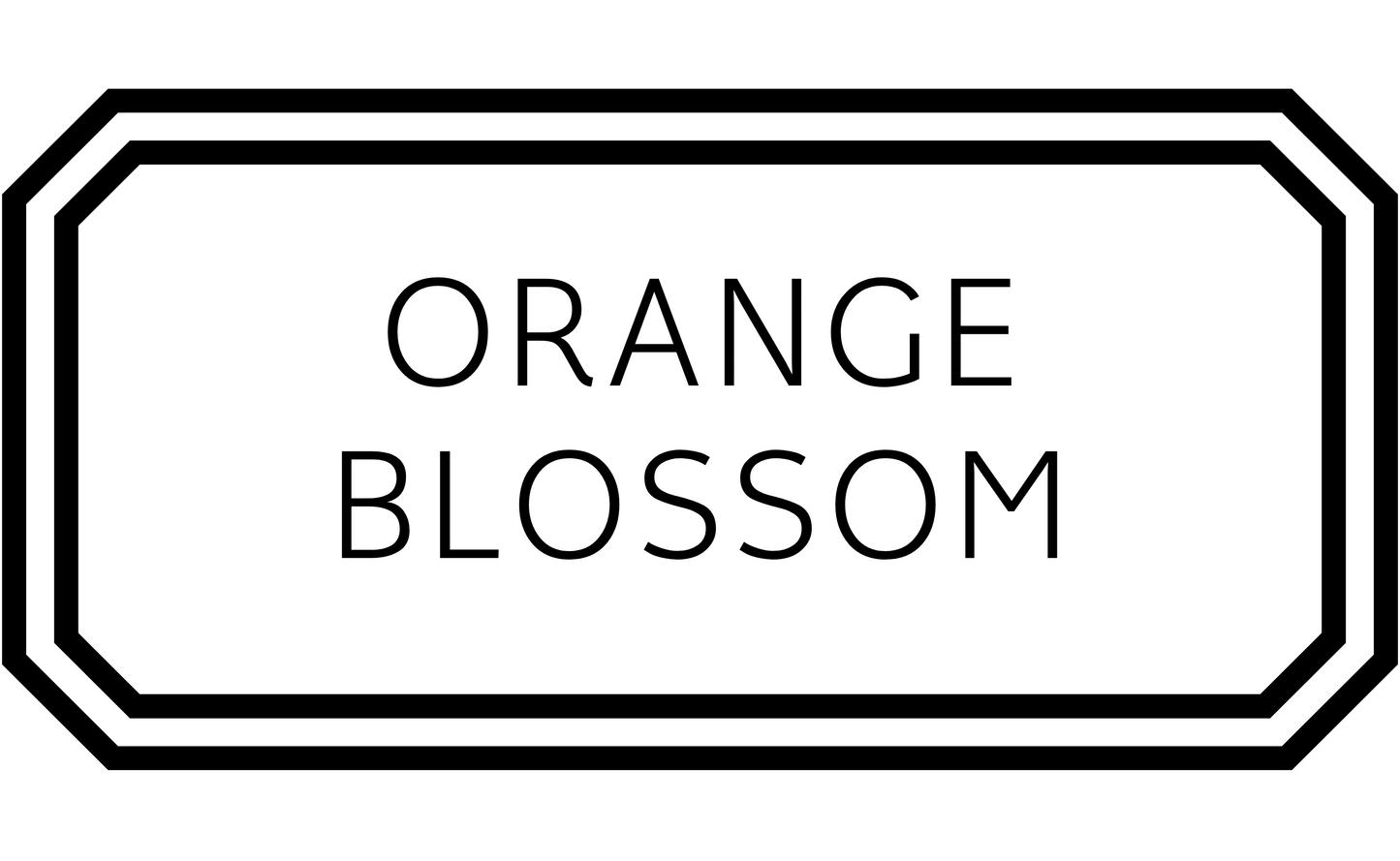 Just The Candle - Orange Blossom