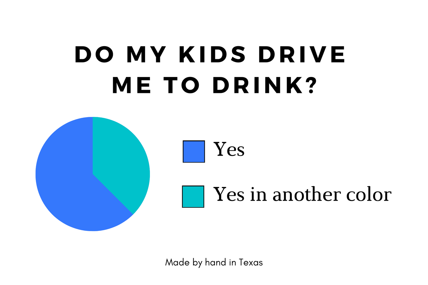 Do my kids drive me to drink?