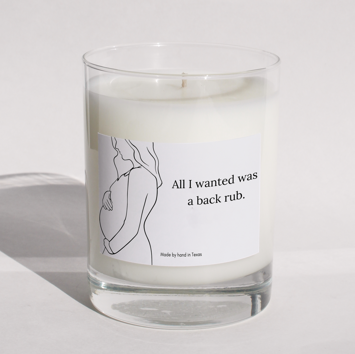 All I wanted was a back rub - Naughty Candle