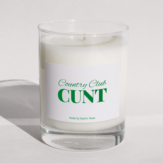Country Club Cunt - Naughty Candle