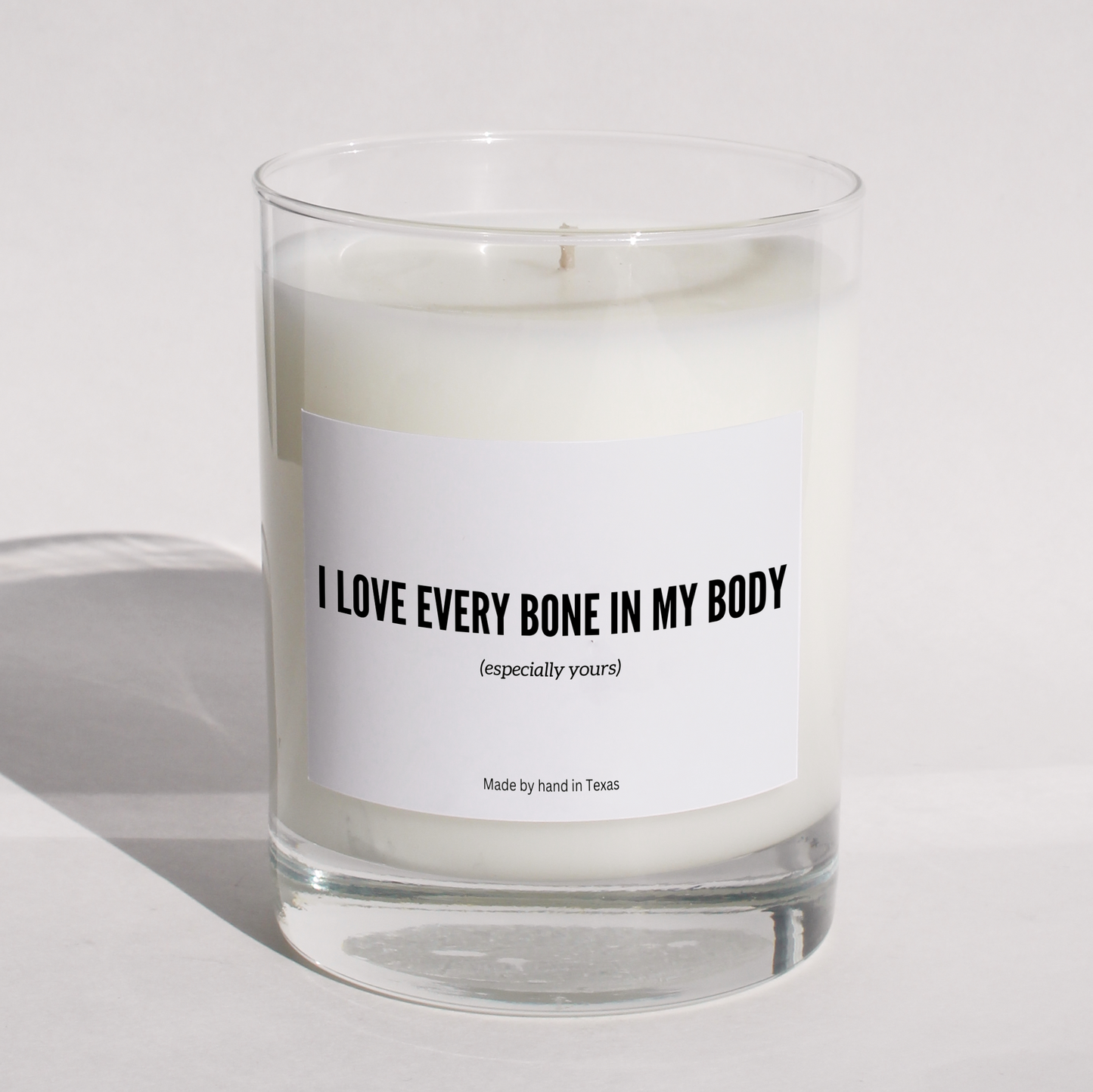 I love every bone in my body (especially yours) - Naughty Candle