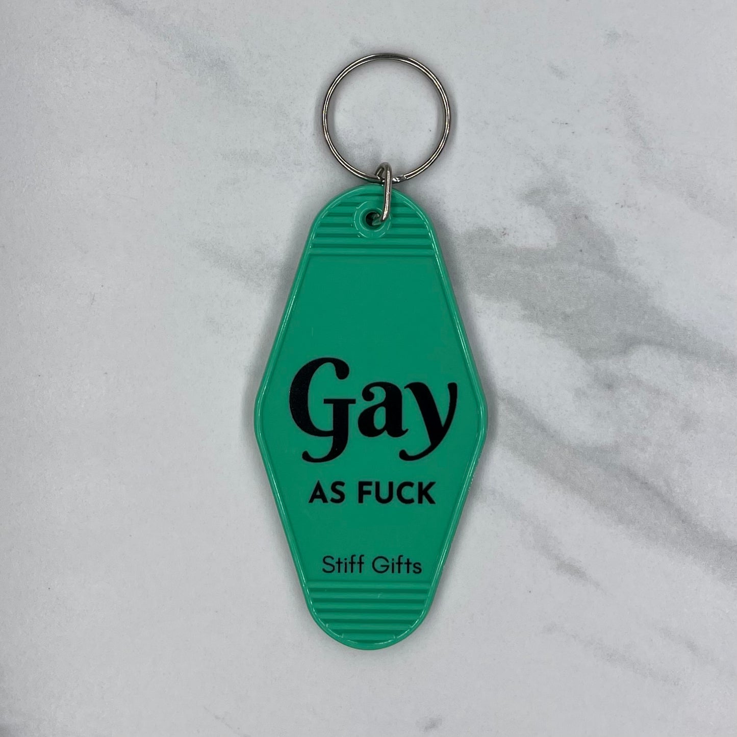 Gay AS FUCK Keychain