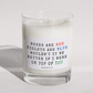 Roses are red violets are blue wouldn't it be better if I were on top of you - Naughty Candle